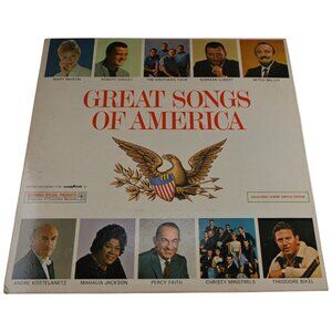 Various Artists Great Songs Of America (LP Mono) Columbia CSP 133 Folk 1967 VG